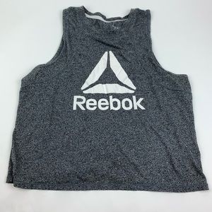 Reebok Crop Top Open Back Tank Top